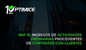 NIIF 15: Ingresos de Actividades Ordinarias procedentes de contratos con clientes